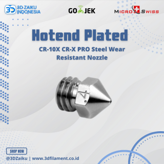 Micro Swiss CR-10X CR-X PRO Hotend Plated Steel Wear Resistant Nozzle